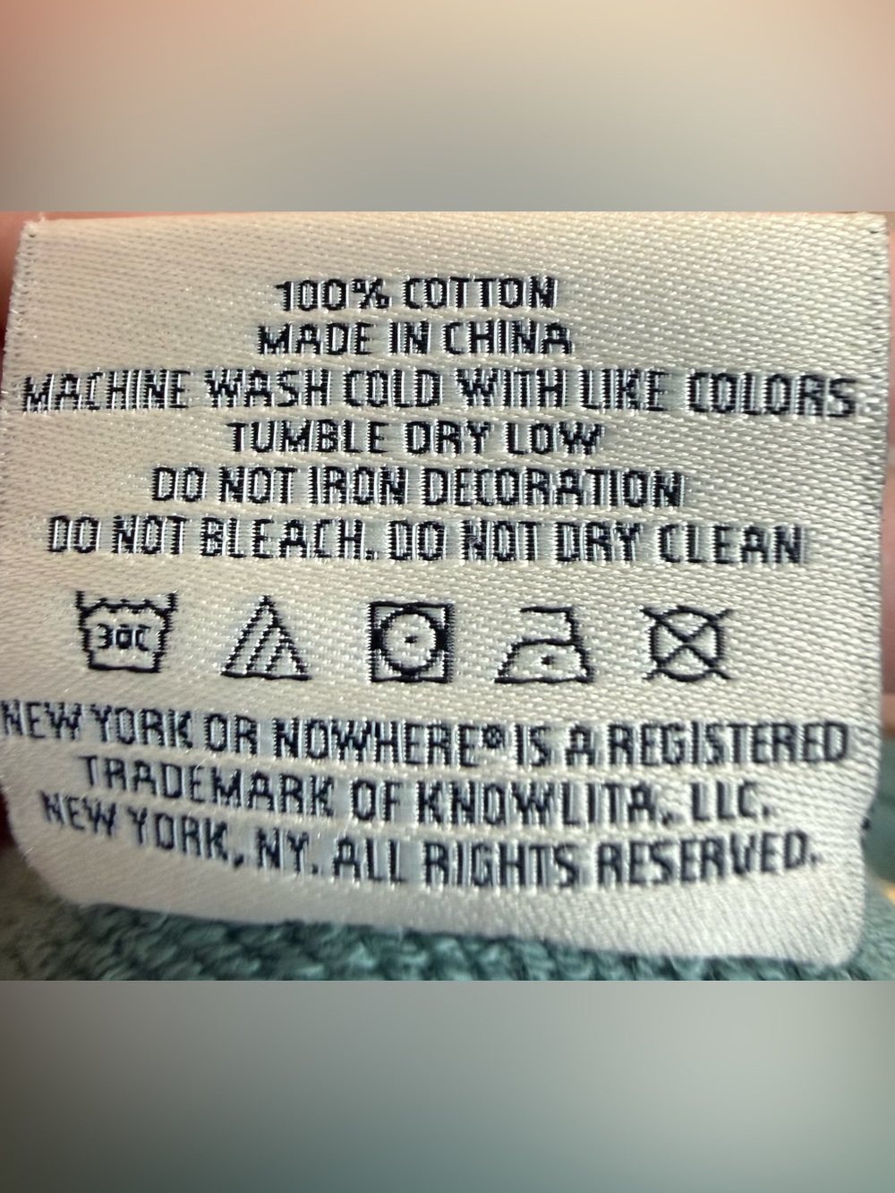 New York or Nowhere Crewneck Sweatshirt - Picture 3 of 3